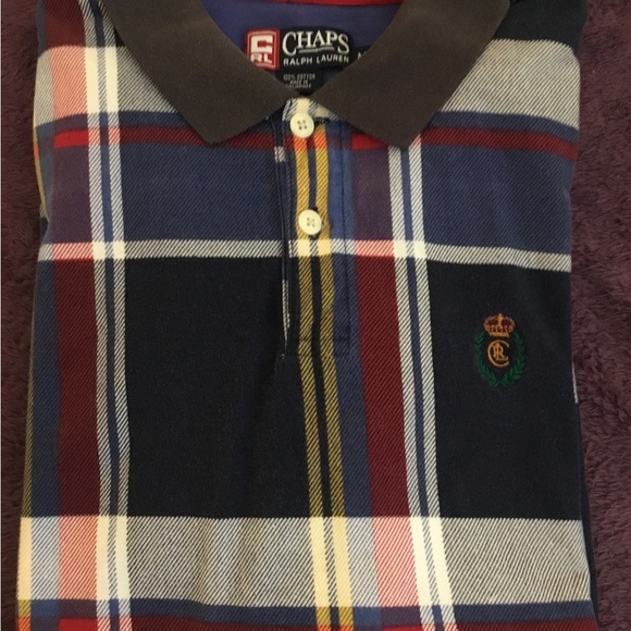 Ralph Lauren Black Label Other - NWOT Vintage Ralph Lauren Chaps Black/ Red Label Mens Polo Shirt